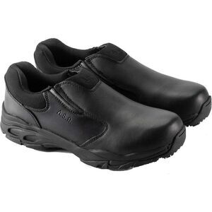Thorogood Unisex M4 W6 ASR Slip-Resistant‎ Black Leather Work Shoes Comfort Fit